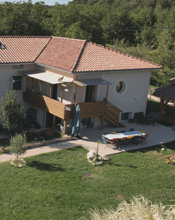 La grande maison du lieu de vie L'Espérance